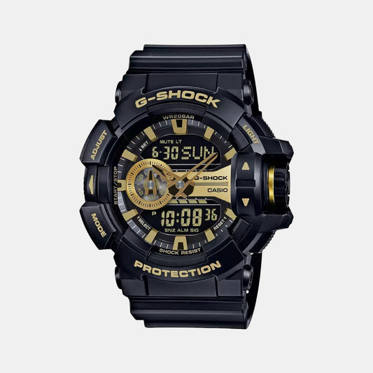 G-Shock Men Quartz Gold Dial Analog-Digital Resin Watch G651