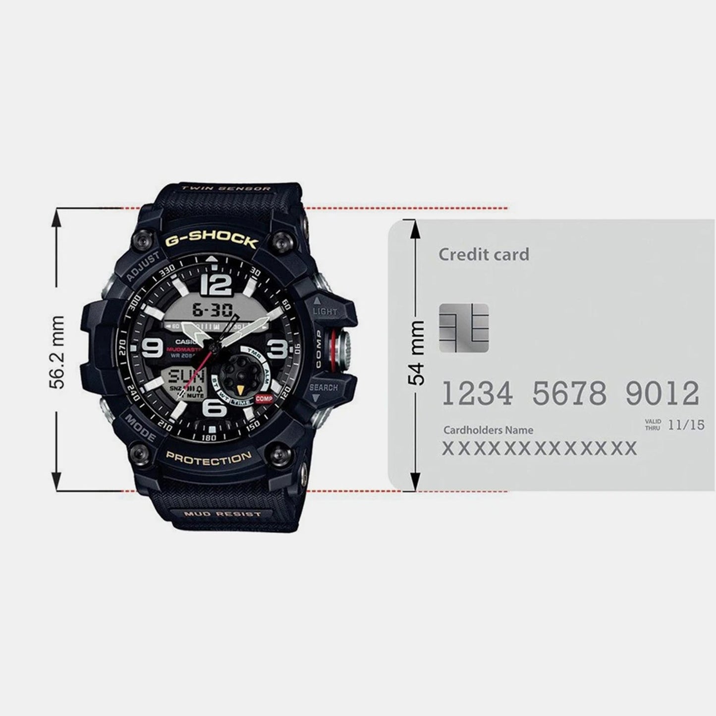 G-Shock Men Quartz Black Dial Analog-Digital Resin Watch G660