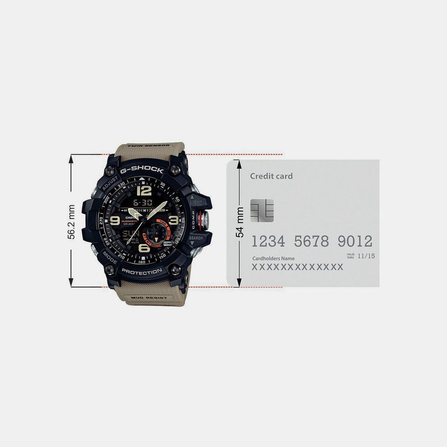 G-Shock Men Quartz Black Dial Analog-Digital Resin Watch G661