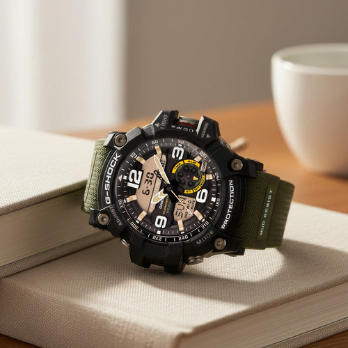 G-Shock Men Quartz Black Dial Analog-Digital Resin Watch G662