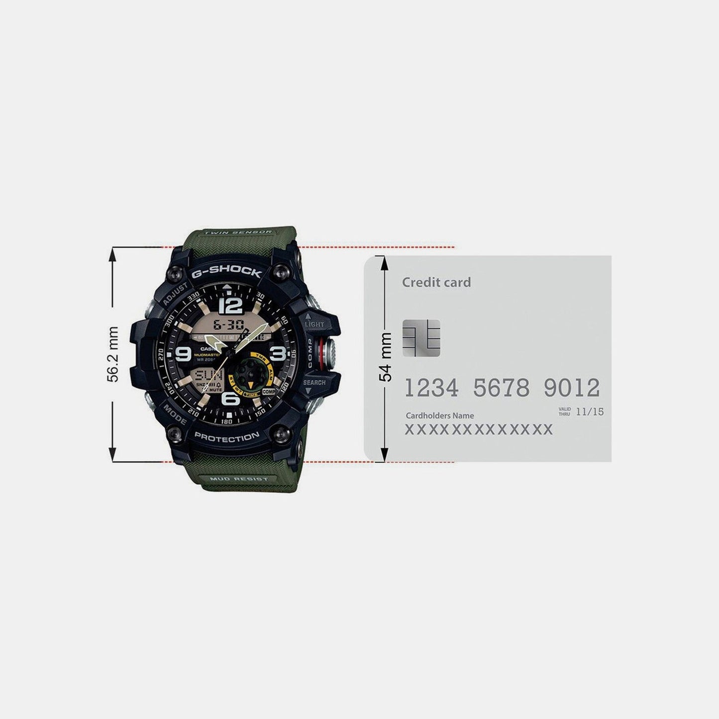 G-Shock Men Quartz Black Dial Analog-Digital Resin Watch G662