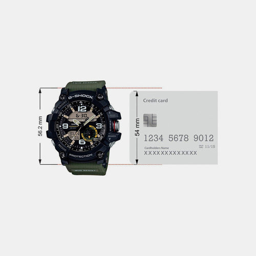 G-Shock Men Quartz Black Dial Analog-Digital Resin Watch G662