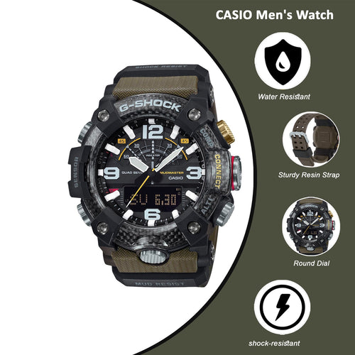 G-Shock Men Quartz Black Dial Analog-Digital Resin Watch G973