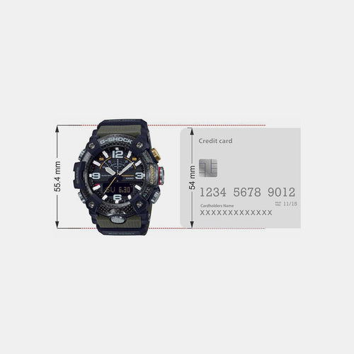G-Shock Men Quartz Black Dial Analog-Digital Resin Watch G973