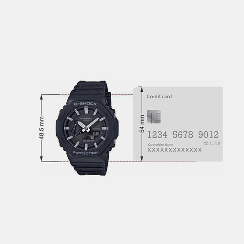 G-Shock Men Quartz Black Dial Analog-Digital Resin Watch G986