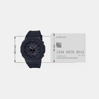 G-Shock Men Quartz Black Dial Analog-Digital Resin Watch G987