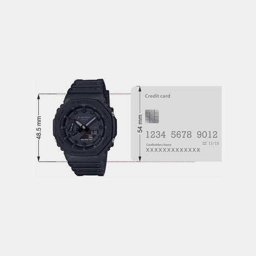 G-Shock Men Quartz Black Dial Analog-Digital Resin Watch G987