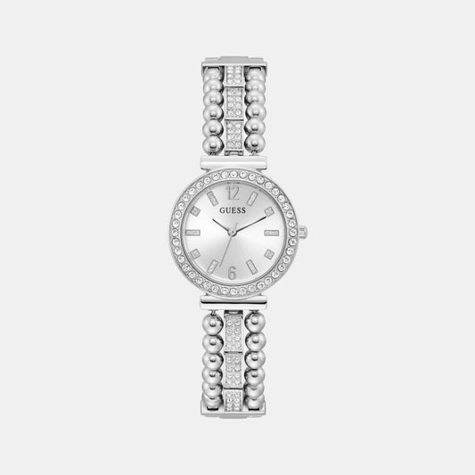 Gd Gala Women Quartz Silver Dial Analog Stainless Steel Watch Gw0401L1