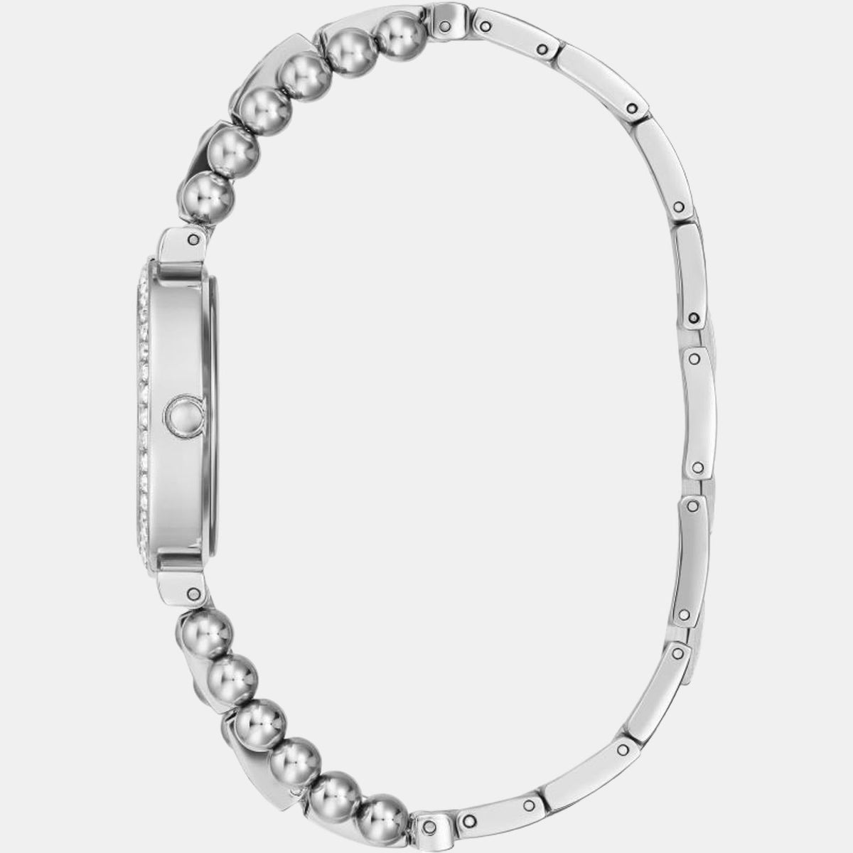 Gd Gala Women Quartz Silver Dial Analog Stainless Steel Watch Gw0401L1