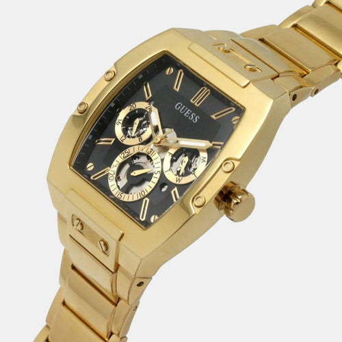 Gt Phoenix Men Quartz Black Dial Multi-Function Stainless Steel Watch Gw0456G1