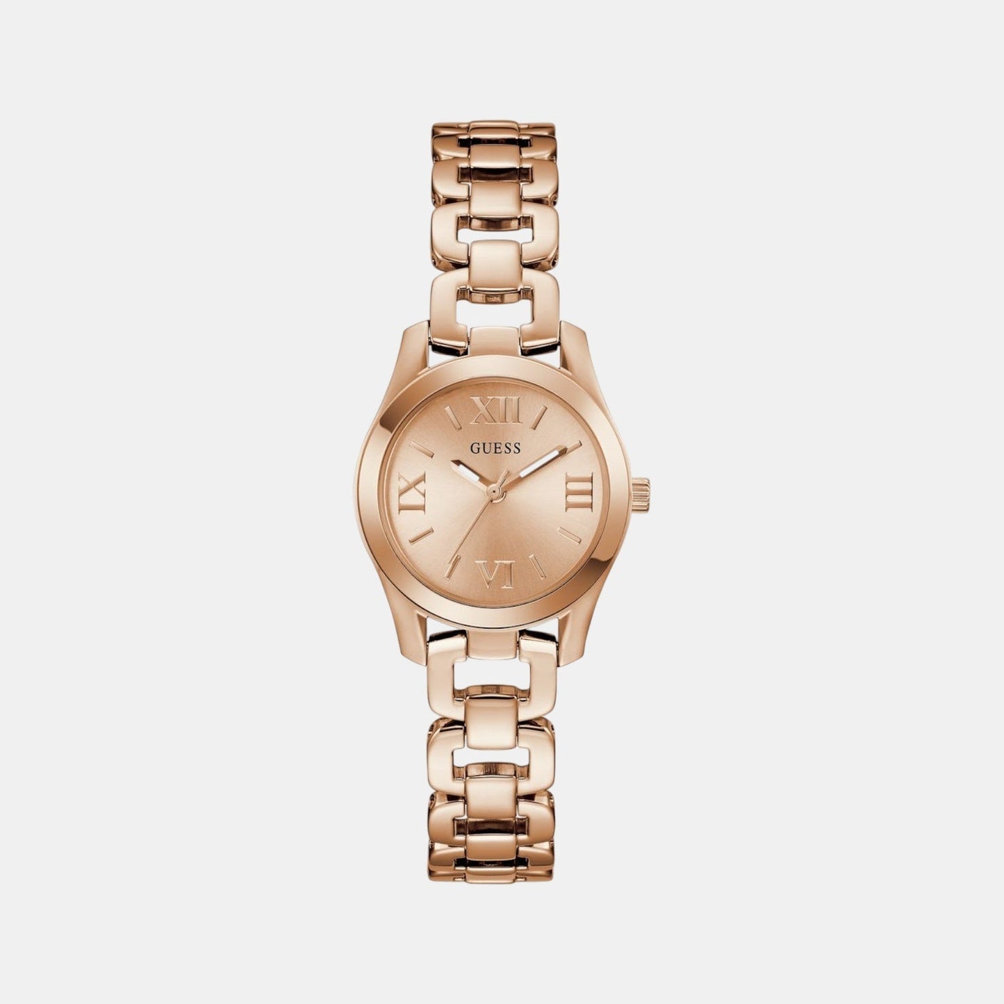 Gb Veda Women Quartz Rose Gold Dial Analog Stainless Steel Watch Gw0927L4