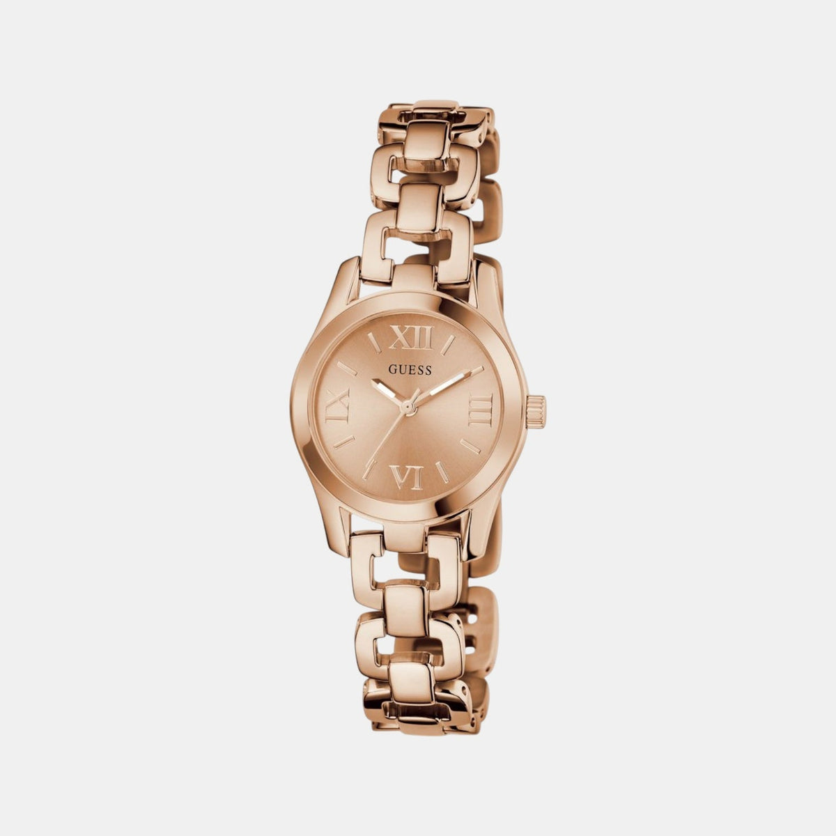 Gb Veda Women Quartz Rose Gold Dial Analog Stainless Steel Watch Gw0927L4