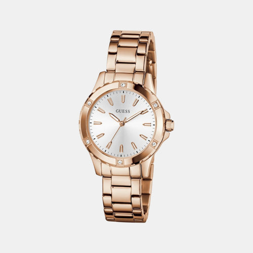 Gs Mist Women Quartz White Dial Analog Stainless Steel Watch Gw0948L5