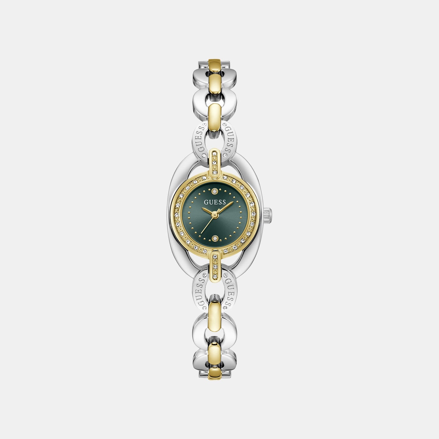 Blair Women Quartz Green Dial Analog Stainless Steel Watch GW1082L7