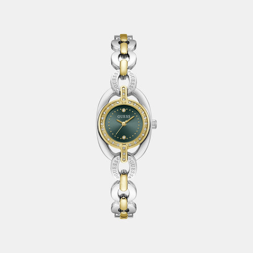 Blair Women Quartz Green Dial Analog Stainless Steel Watch GW1082L7