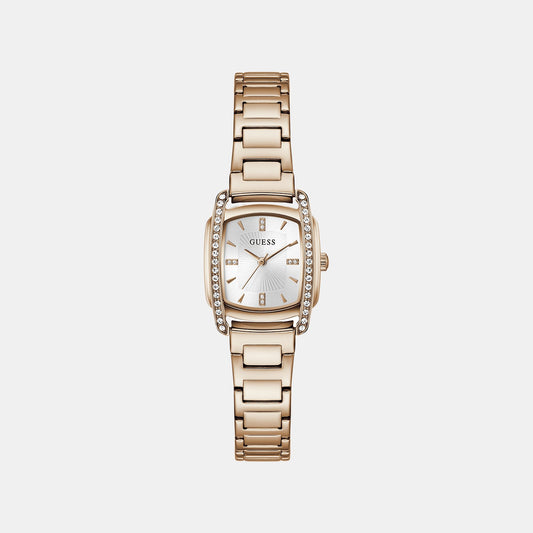 Etta Women Quartz White Dial Analog Stainless Steel Watch GW1096L4
