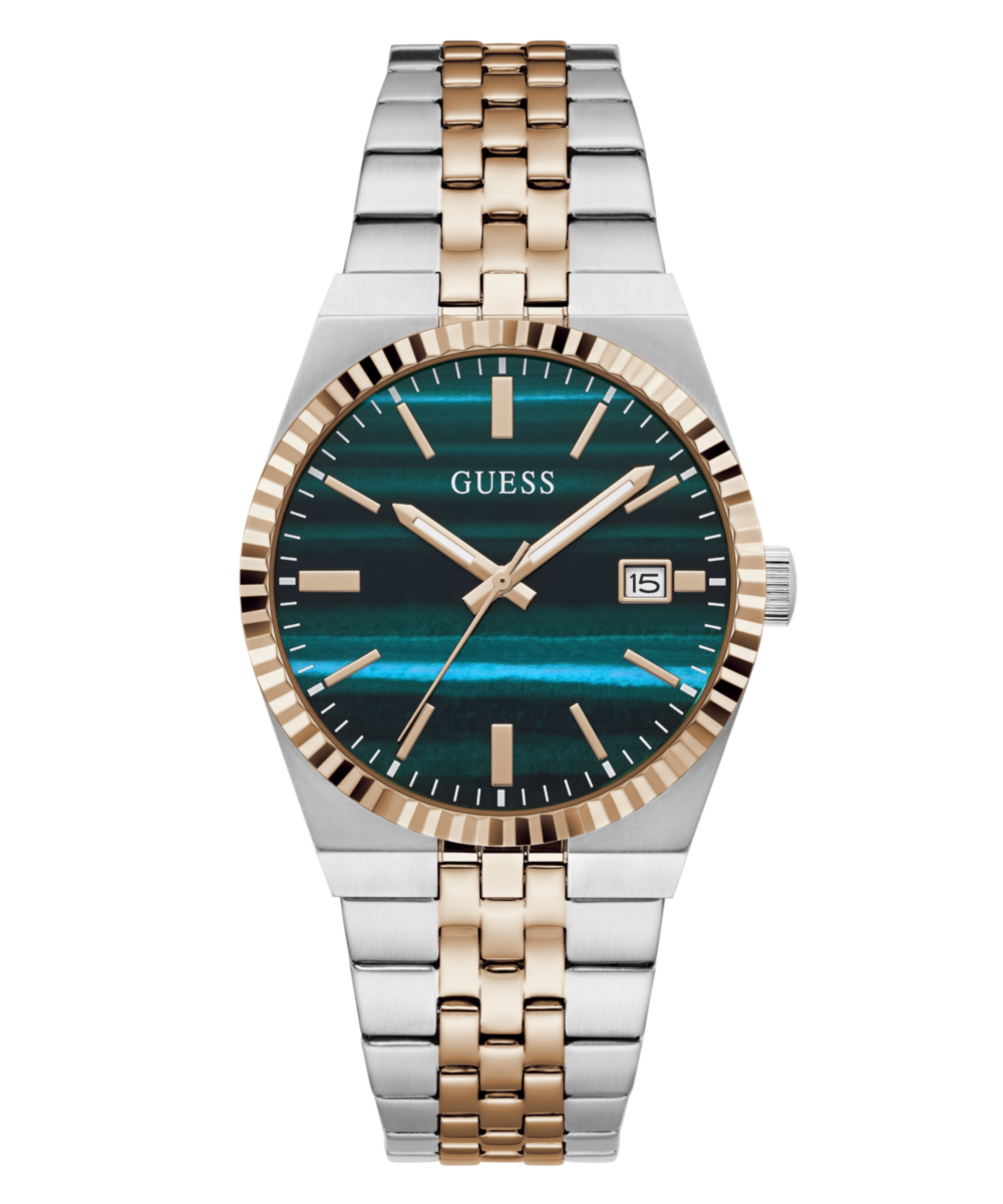 Guess Round 39mm Green Dial Analog Men Watch - GW1129G6