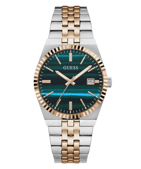 Guess Round 39mm Green Dial Analog Men Watch - GW1129G6