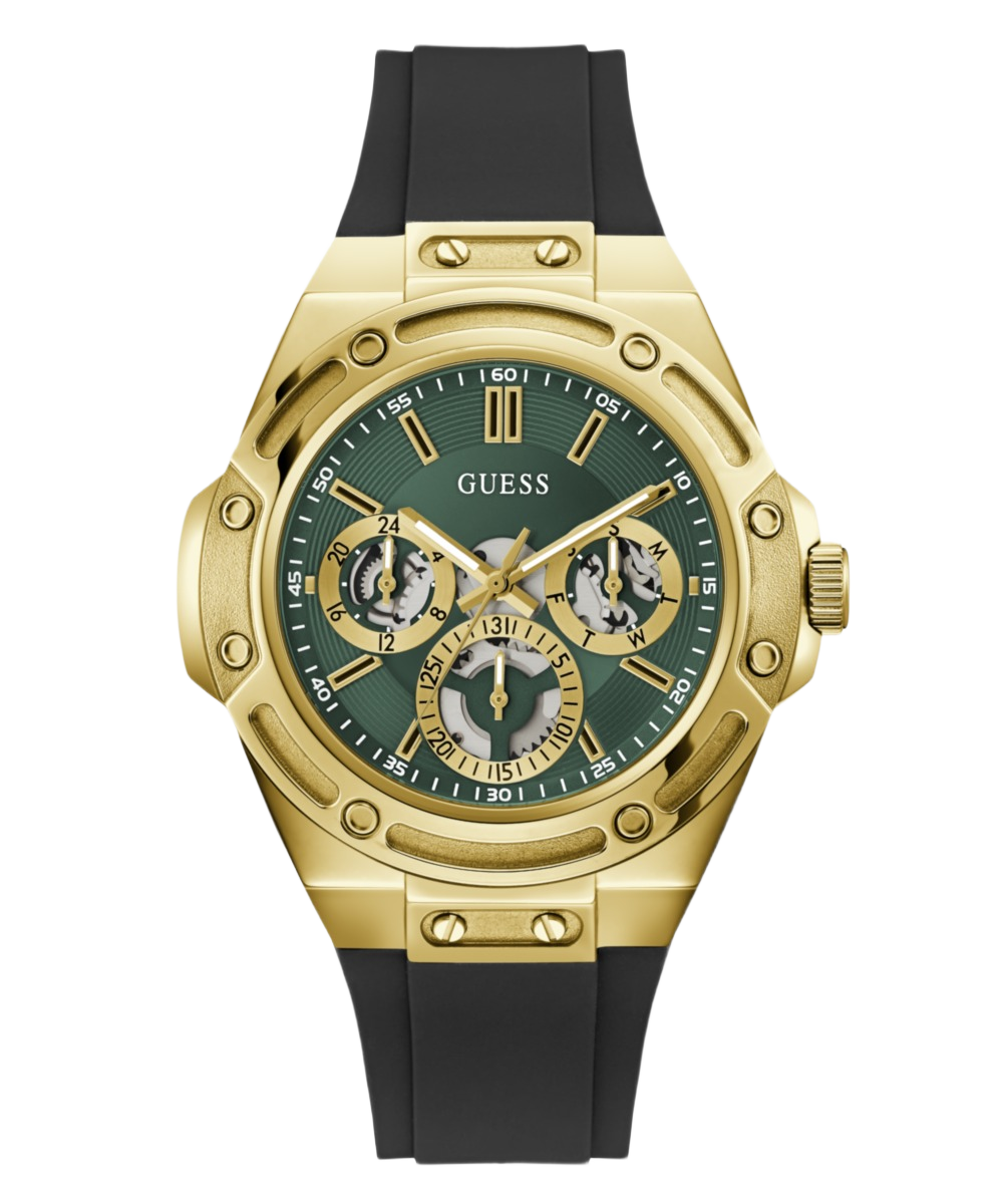 Guess Round 44mm Green Dial Analog Men Watch - GW1132G8