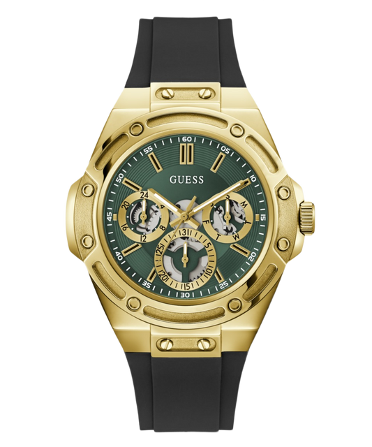 Guess Round 44mm Green Dial Analog Men Watch - GW1132G8