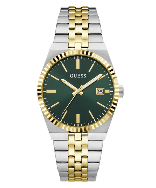 Guess Round 39mm Green Dial Analog Men Watch - GW1153G4