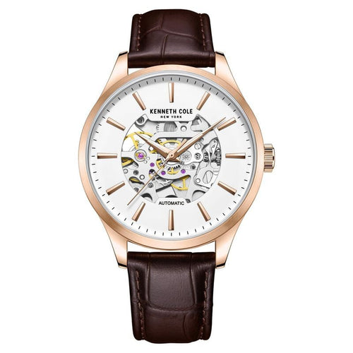 Kenneth Cole White Dial Automatic Watch for Men NTKCWGX2216901MNW