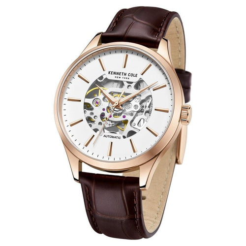 Kenneth Cole White Dial Automatic Watch for Men NTKCWGX2216901MNW