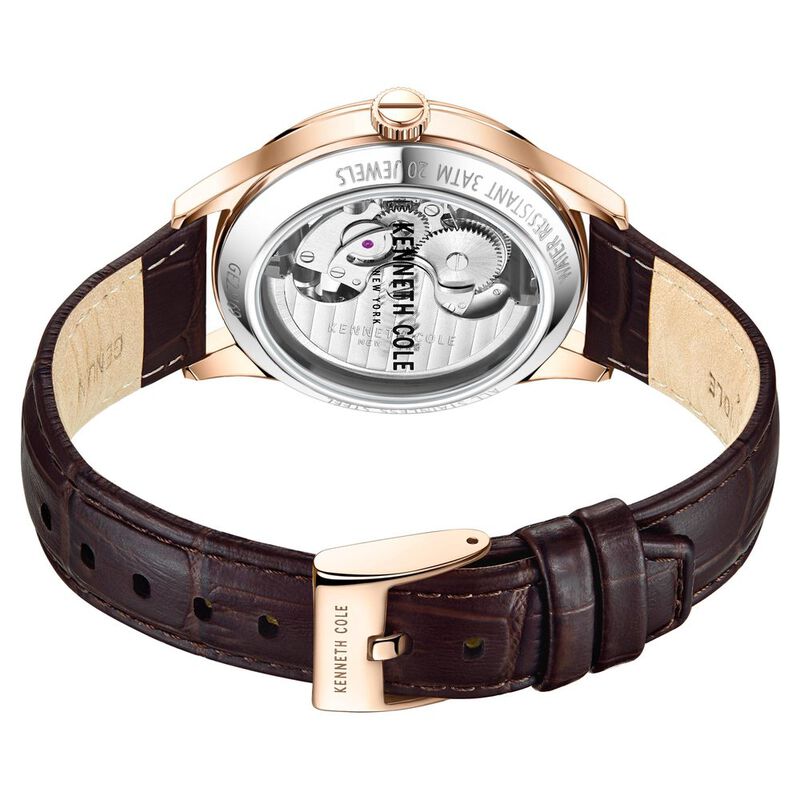 Kenneth Cole White Dial Automatic Watch for Men NTKCWGX2216901MNW