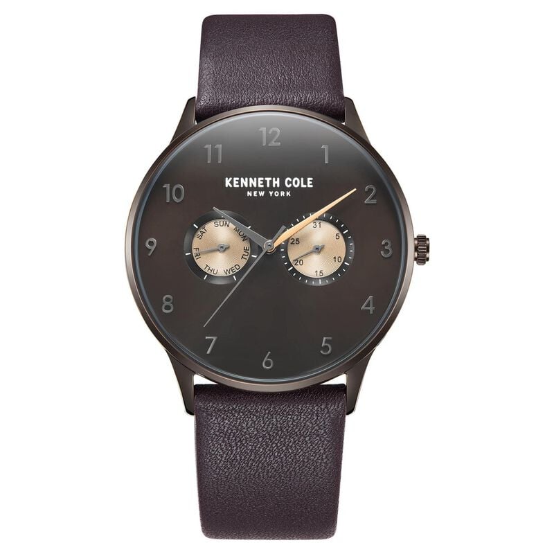 Kenneth Cole Multifunction Brown Dial Watch for Men NEKCWGF2221302MN