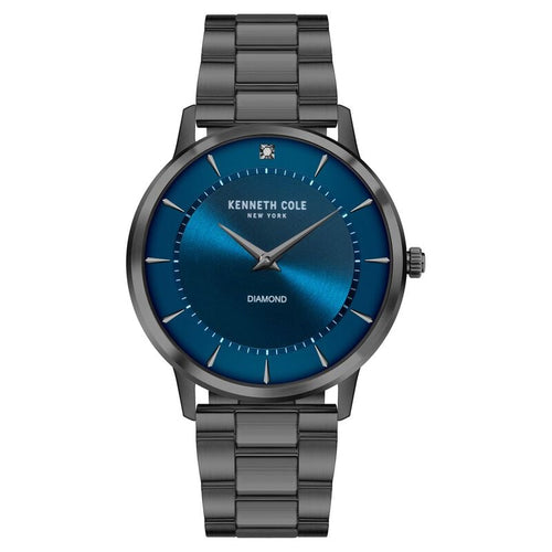 Kenneth Cole Quartz Analog Blue Dial Stainless Steel Strap Watch for Men NTKCWGG2106303MN