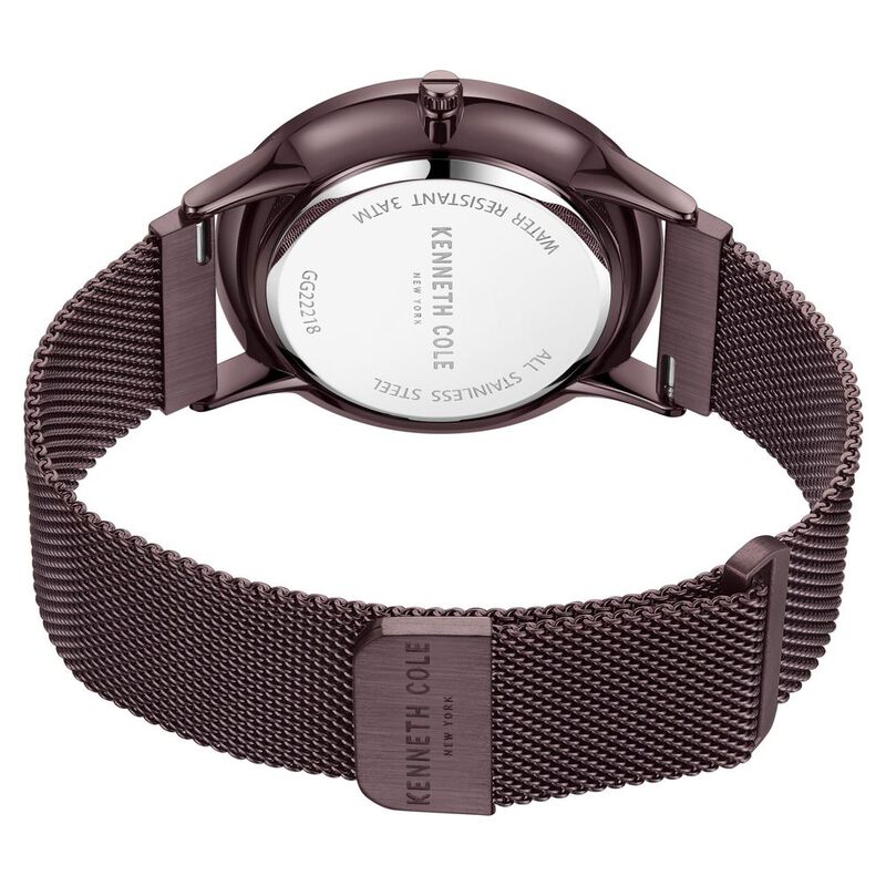 Kenneth Cole Analog Brown Dial Watch for Men NTKCWGG2221801MN