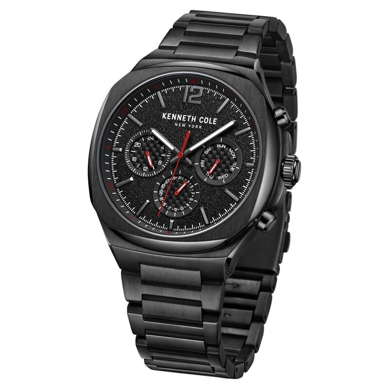 Kenneth Cole Multifunction Black Dial Watch for Men NEKCWGK2222004MN