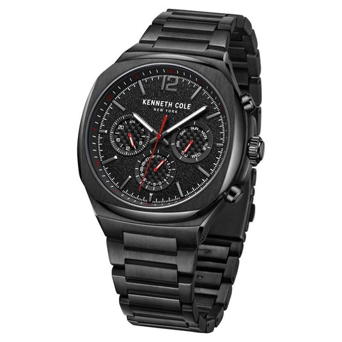 Kenneth Cole Multifunction Black Dial Watch for Men NEKCWGK2222004MN