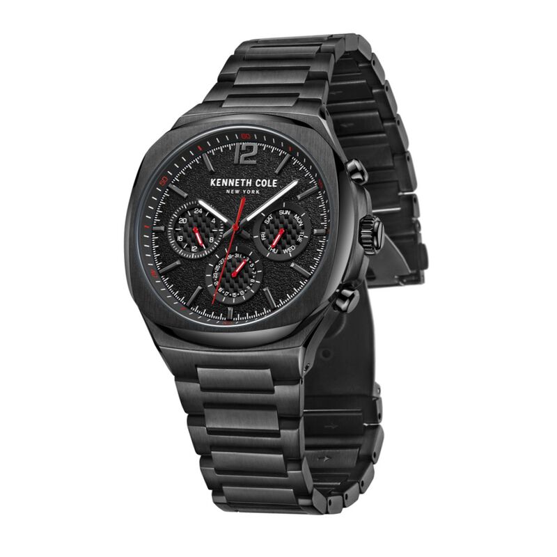 Kenneth Cole Multifunction Black Dial Watch for Men NEKCWGK2222004MN