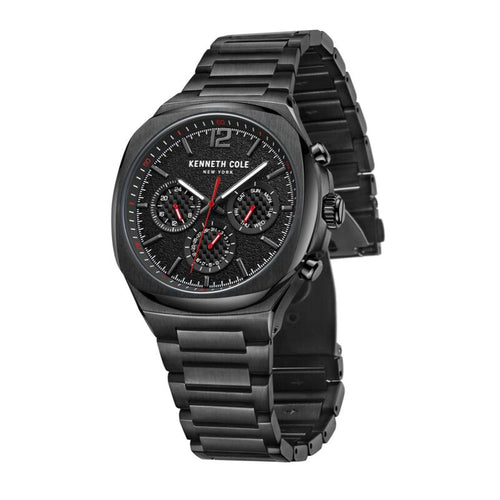 Kenneth Cole Multifunction Black Dial Watch for Men NEKCWGK2222004MN