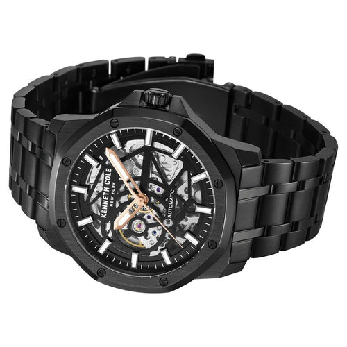 Kenneth Cole Black Dial Automatic Watch for Men NTKCWGY2232904MNW