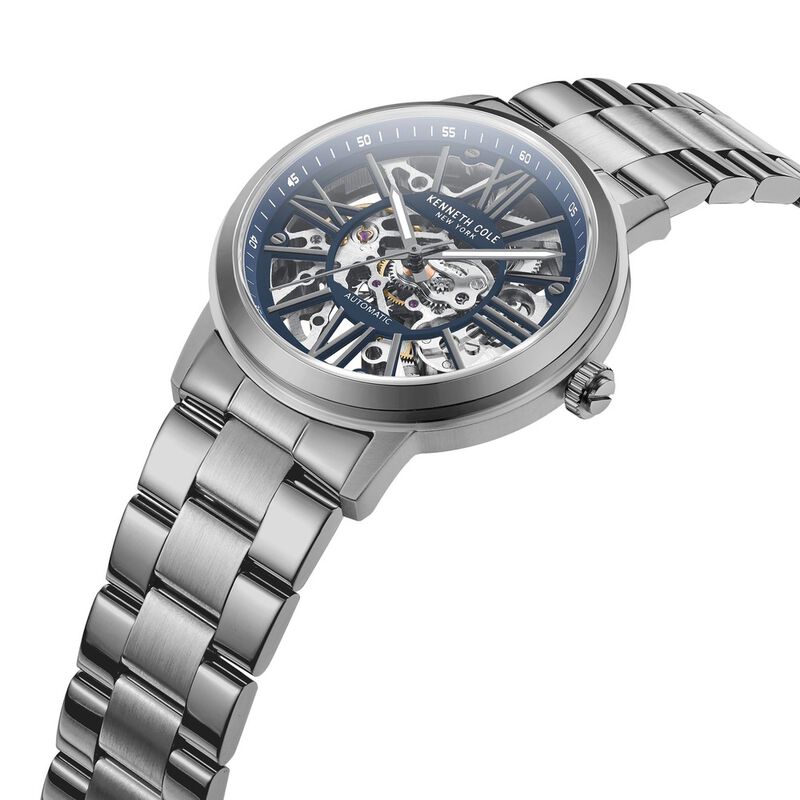 Kenneth Cole Blue Dial Automatic Watch for Men NTKCWGY2233203MNW
