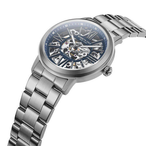 Kenneth Cole Blue Dial Automatic Watch for Men NTKCWGY2233203MNW