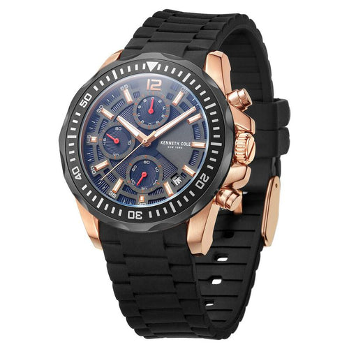 Kenneth Cole Chronograph Blue Dial Watch for Men NEKCWGQ2222204MN
