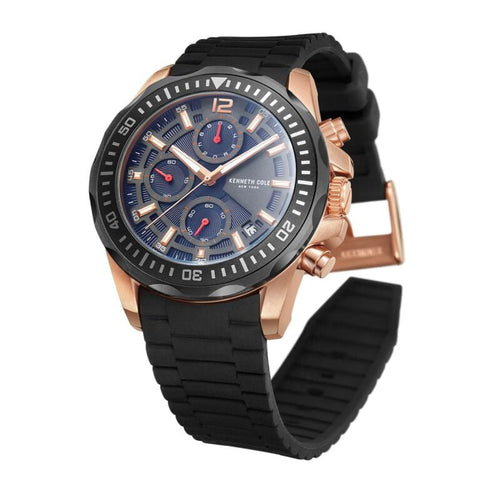 Kenneth Cole Chronograph Blue Dial Watch for Men NEKCWGQ2222204MN