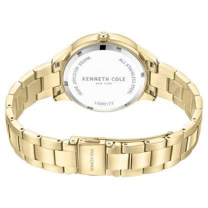 Kenneth Cole Quartz Analog Green dial Metal Strap Watch for Women NTKCWLG0017703LDW