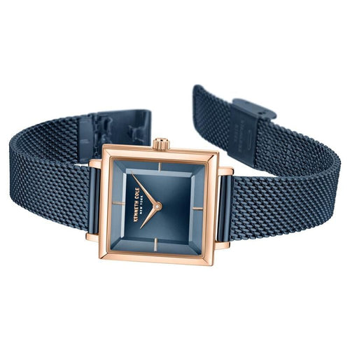 Kenneth Cole Quartz Analog Blue dial Metal Strap Watch for Women NTKCWLG0026504LD