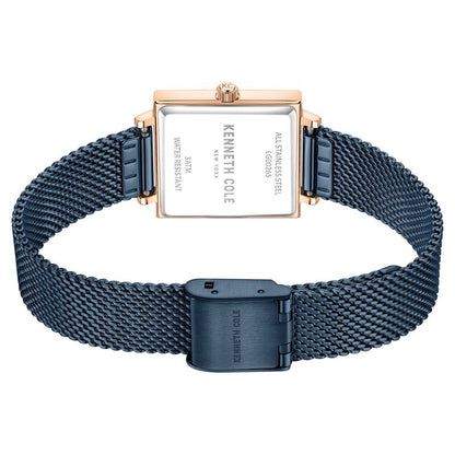 Kenneth Cole Quartz Analog Blue dial Metal Strap Watch for Women NTKCWLG0026504LD