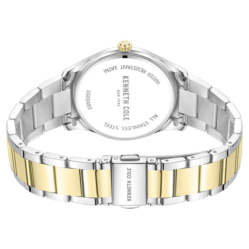 Kenneth Cole Quartz Analog Mother Of Pearl Dial Stainless Steel Strap Watch For Women NTKCWLG0048302LD