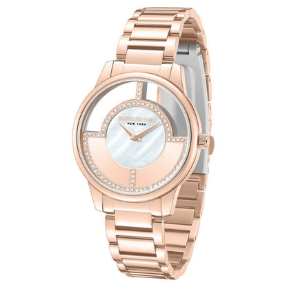 Kenneth Cole Quartz Analog Mother of Pearl Dial Stainless Steel Strap Watch For Women NTKCWLG0061501LD