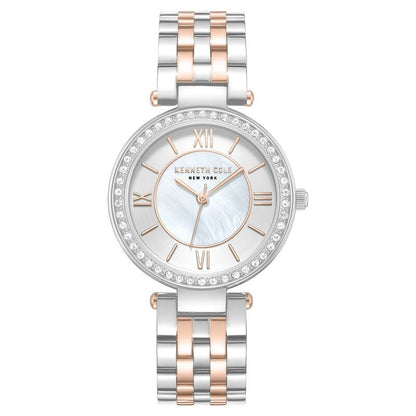 Kenneth Cole Quartz Analog Silver Dial Stainless Steel Strap Watch For Women NTKCWLG0062203LD