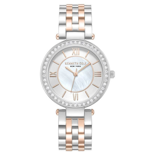 Kenneth Cole Quartz Analog Silver Dial Stainless Steel Strap Watch For Women NTKCWLG0062203LD