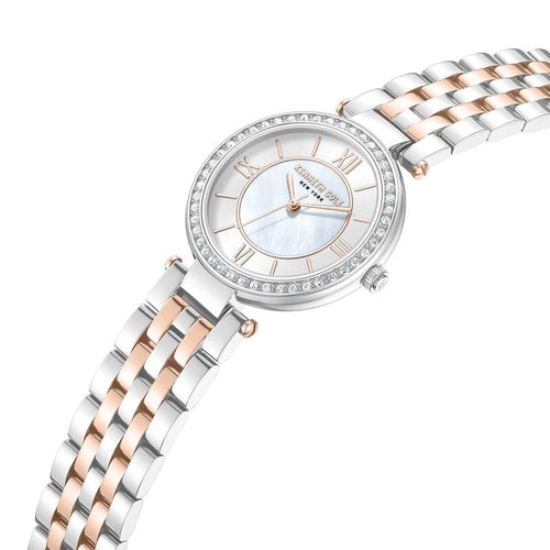 Kenneth Cole Quartz Analog Silver Dial Stainless Steel Strap Watch For Women NTKCWLG0062203LD