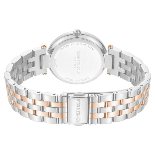 Kenneth Cole Quartz Analog Silver Dial Stainless Steel Strap Watch For Women NTKCWLG0062203LD