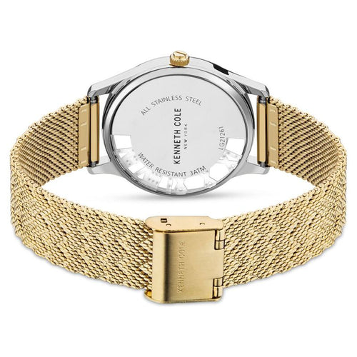 Kenneth Cole Quartz Analog Mother Of Pearl Dial Stainless Steel Strap Watch for Women NEKCWLG2126103LD